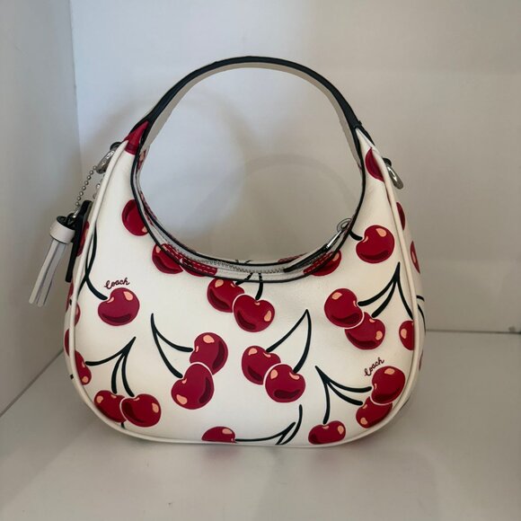 coach Carmen Mini Crossbody Bag With Cherry Print cy711 - Picture 3 of 8